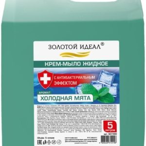 Золотой идеал Мыло жидкое Холодная мята 5 л цена