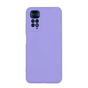 Чехол для Redmi Note 11/11S бампер АТ Silicone Case (Светло-фиолетовый)