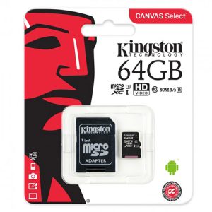 Карта памяти Kingston 64Gb (MicroSDHC)