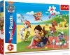 Пазл Trefl Щенячий патруль. Игра на одеяле Maxi 14346 (24 эл) цена