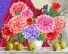 Картина по номерам Русская живопись Ароматные георгины B069 цена