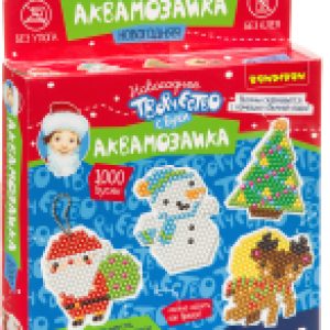 Развивающая игра Новогодняя аквамозаика с Буки / ВВ3725 21век