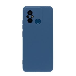 Чехол для Redmi 12C бампер AT Silicone Case (синий)