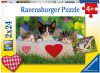 Набор пазлов Ravensburger Сонные котята R07801 (48 эл) цена