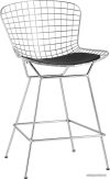 Стул Stool Group Bertoia BTY-24L-P6 CH/BL (хромированный с черной подушкой) цена