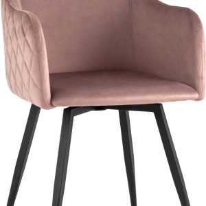 Стул Stool Group Ника MC66-5F KD HLR-44 (велюр пыльно-розовый) цена