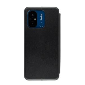 Чехол для Redmi 12С книжкой AT (черный)