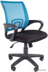 Кресло CHAIRMAN 696 black (голубой) цена