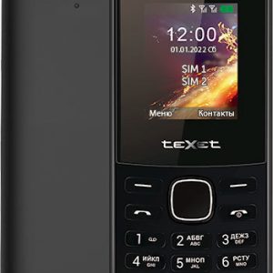 Кнопочный телефон TeXet TM-117 (черный) цена