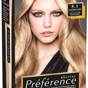 Крем-краска для волос L'Oreal Recital Preference 8.1 Копенгаген Светло-русый пепельный цена