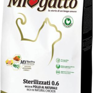 Сухой корм для кошек Miogatto Sterilized 0.6 Chicken 10 кг цена