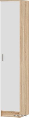 Шкаф-пенал Памир Беатрис Соло (дуб сонома/белый глянец) цена