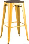 Табурет Stool Group TOLIX WOOD барный (желтый) цена