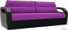 Диван Лига диванов Форсайт 100752 (фиолетовый/черный) цена