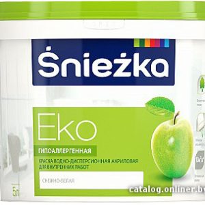 Краска Sniezka Eko 3 л (снежно-белый) цена