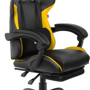 Кресло VMM Game Throne RGB OT-B31Y (золотисто-желтый) цена