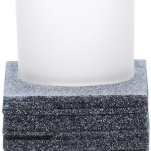 Стакан для зубной щетки и пасты Ridder Brick 22150107 (серый) цена