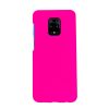 Чехол для Redmi Note 9S/9 Pro бампер AT Silicone case (Ярко-розовый)