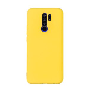 Чехол для Redmi 9 бампер CASE Liquid (Желтый)