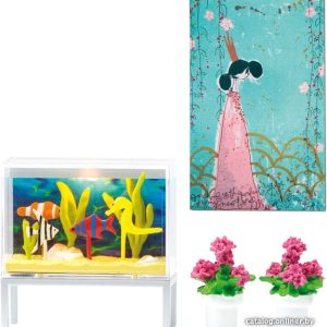 Аксессуары для кукольного домика Lundby Аквариум и декор 60509200 цена