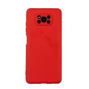 Чехол для Pocophone X3 бампер AT Soft touch (Красный)