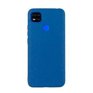 Чехол для Redmi 9C бампер CASE Matte (Темно-синий)