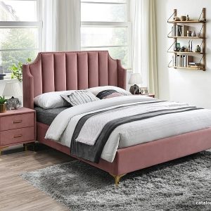 Кровать Signal Monako Velvet 160x200 (розовый) цена
