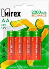 Аккумулятор Mirex AA 2000mAh 4 шт HR6-20-E4 цена