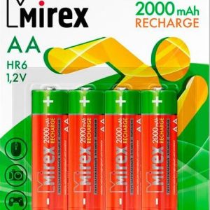 Аккумулятор Mirex AA 2000mAh 4 шт HR6-20-E4 цена
