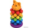 Развивающая игрушка Нордпласт Пирамида. Кот 428 цена
