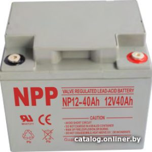 Аккумулятор для ИБП NPP NP 12-40.0 (12В/40.0 А·ч) цена