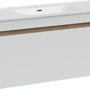 Sancos Тумба под умывальник Smart SM120-1W (белый глянец) цена