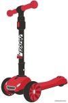 Трехколесный самокат Novatrack Rainbow Car Boy Pro 120CBP.RAINBOW.RD20 (красный) цена