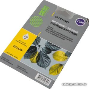 Картридж CACTUS CS-LC1240Y (аналог Brother LC1240Y) цена