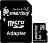 Карта памяти SmartBuy microSDHC (Class 10) 4GB + SD-адаптер (SB4GBSDCL10-01) цена