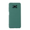 Чехол для Pocophone X3 бампер AT Soft touch (Темно-зеленый)