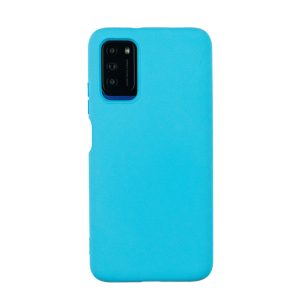 Чехол для Poco M3 бампер CASE Matte Lux (Голубой)