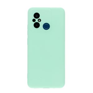 Чехол для Redmi 12C бампер AT Silicone Case (бирюзовый)