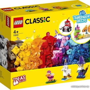 Набор деталей LEGO Classic 11013 Прозрачные кубики цена