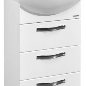 Акватон Тумба Ария 50 Н 1A1402K0AA010 с умывальником Смайл 50 (белый) цена