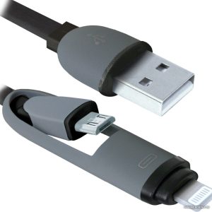 Кабель Defender USB10-03BP (черный) [87488] цена