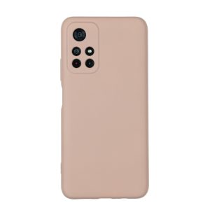Чехол для Poco M4 Pro 5G бампер AT Silicone Case (Нежно-розовый)