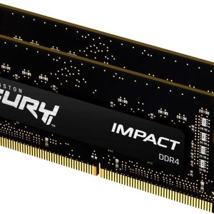Оперативная память Kingston FURY Impact 2x32GB DDR4 SODIMM PC4-25600 KF432S20IBK2/64 цена