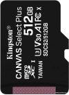 Карта памяти Kingston Canvas Select Plus microSDXC 512GB цена