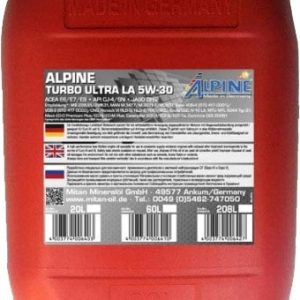 Моторное масло Alpine Turbo Ultra LA 5W-30 20л цена