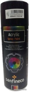 Автомобильная краска Senfineco Acrylic высокотемпературная черный 400мл 4200 цена