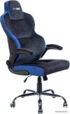 Кресло VMM Game Unit Velour XD-A-VRBKBE (черный/синий) цена