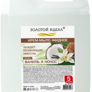 Золотой идеал Мыло жидкое Ваниль и кокос 5 л цена