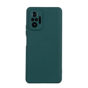 Чехол для Redmi Note 10 Pro бампер АТ Soft touch (Темно-зеленый)