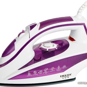 Утюг Delta Lux DL-352 (белый/фиолетовый) цена